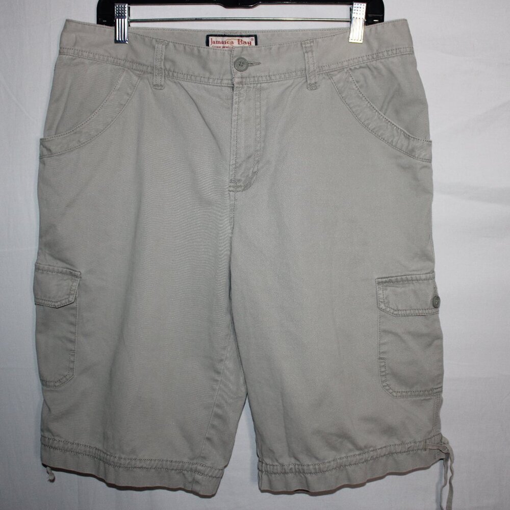 Khaki Cargo Shorts for Women